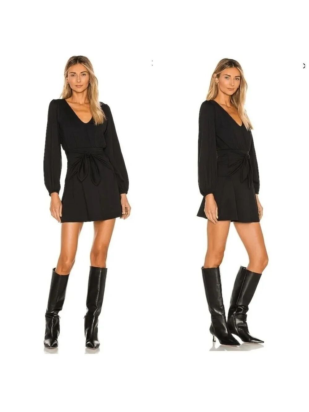Susana Monaco Gathered Sleeve Dress